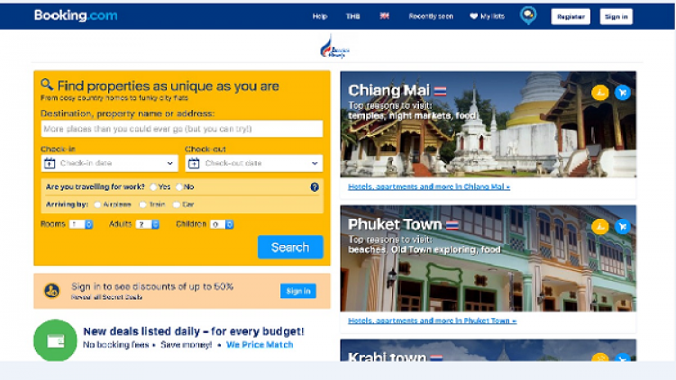 บางกอกแอร์จับมือ Booking.com เชื่อมที่พักกว่า 1 ล้านแห่ง บางกอกแอร์จับมือ Booking.com เชื่อมที่พักกว่า 1 ล้านแห่ง